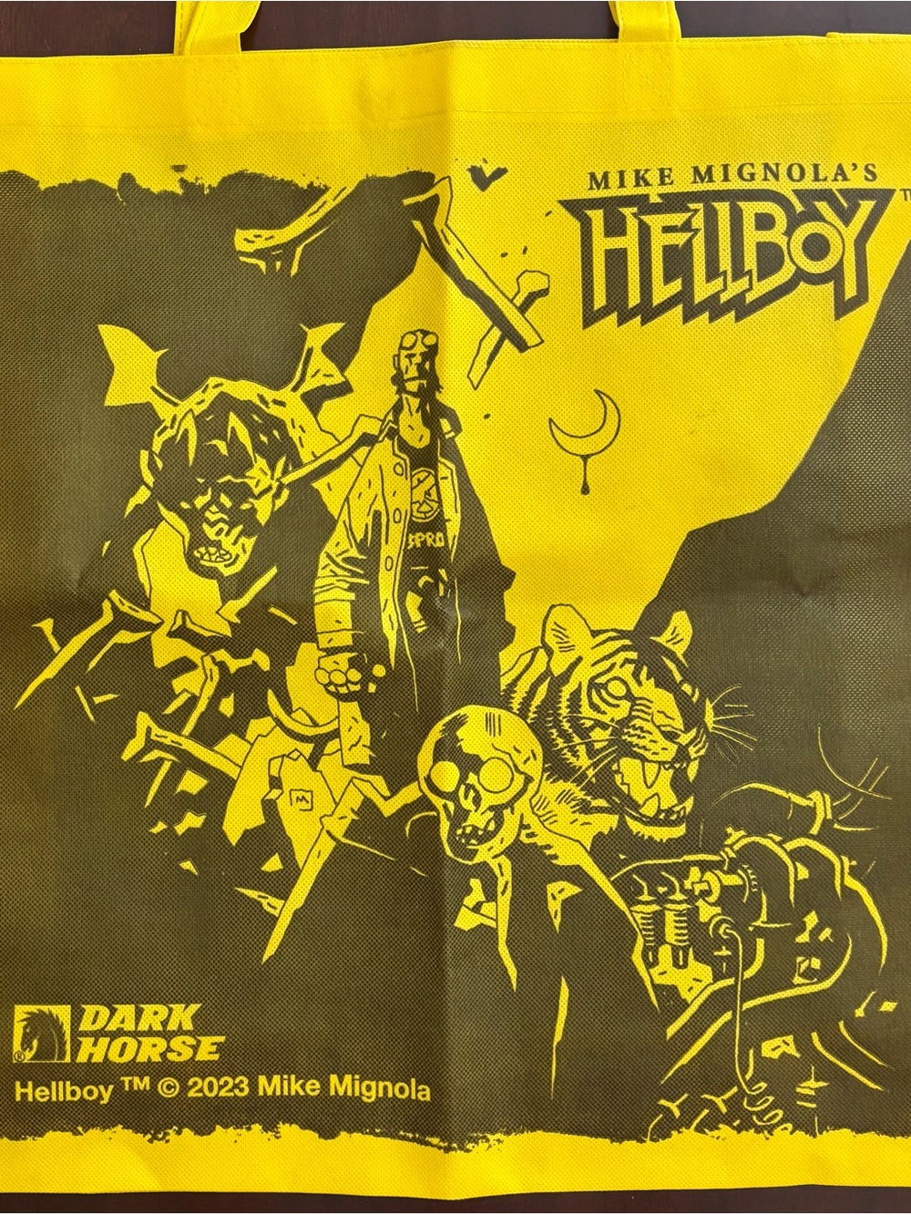 Dark Horse Hellboy yellow bag